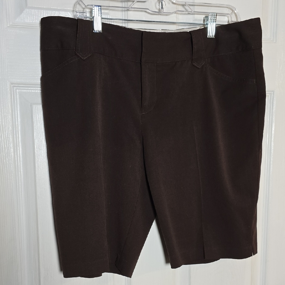 Maurices Chocolate Brown Women's Bermudas
